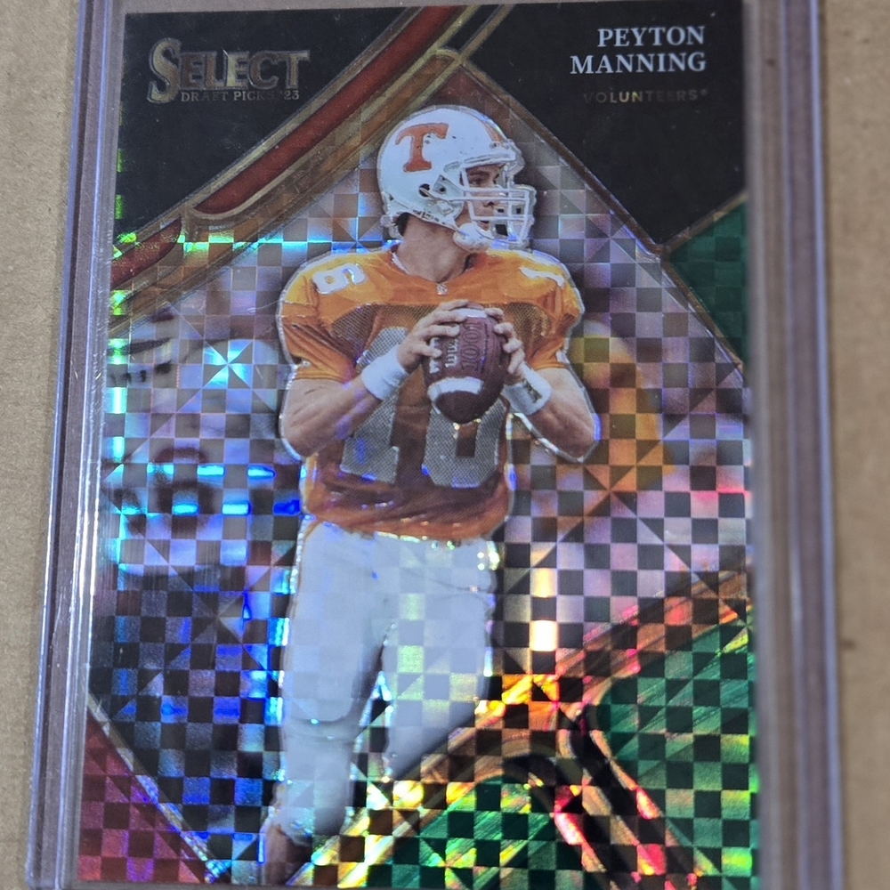 Panini Select Card - Orange and White Holographic